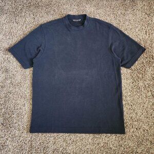 Axis Blank Textured T-Shirt Striped Dark Grey MEDIUM Minimalist Essentials